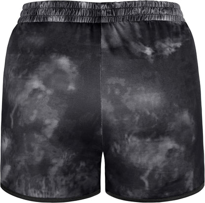 Womens 2 In1 Running Athletic Workout Yoga Shorts with Pockets S-XXXL